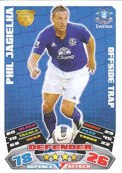 Phil Jagielka Everton 2011/12 Topps Match Attax #96